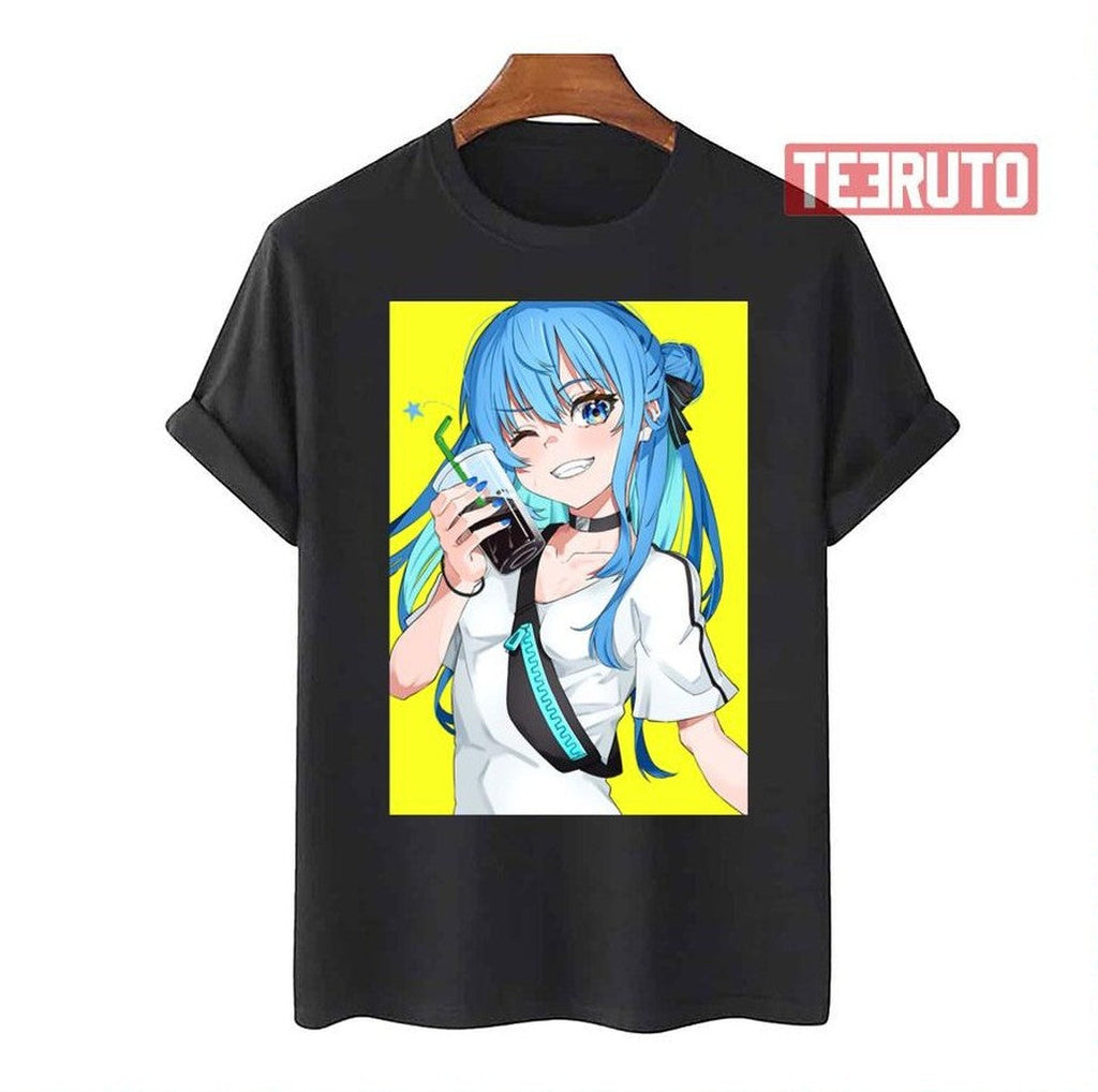 Suisei Hoshimachi So Cute With Milk Tea Vtuber Hololive Unisex T-Shirt