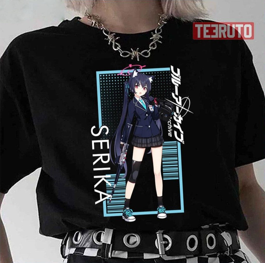 Serika Character Portrait Blue Archive Unisex T-Shirt