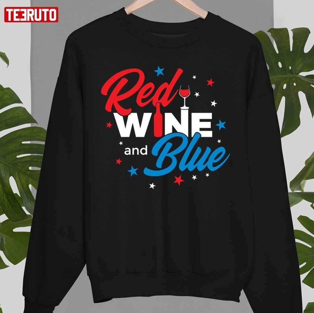 4th Of July Patriotic For Wine Drinkers Unisex T-Shirt