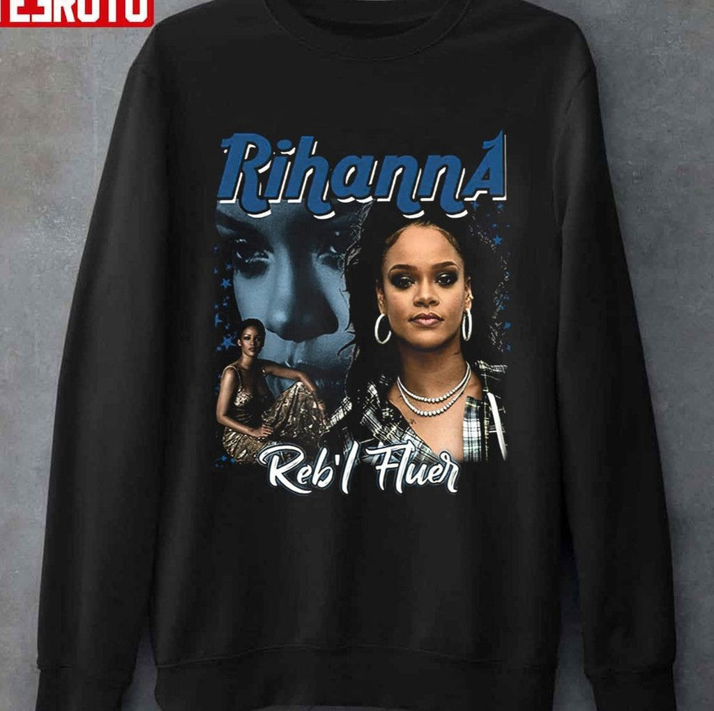 Rihanna Vintage 90s Hip Hop Rap Unisex T-Shirt