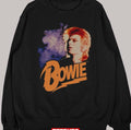 Smoke Art David Bowie Portrait Unisex Sweatshirt