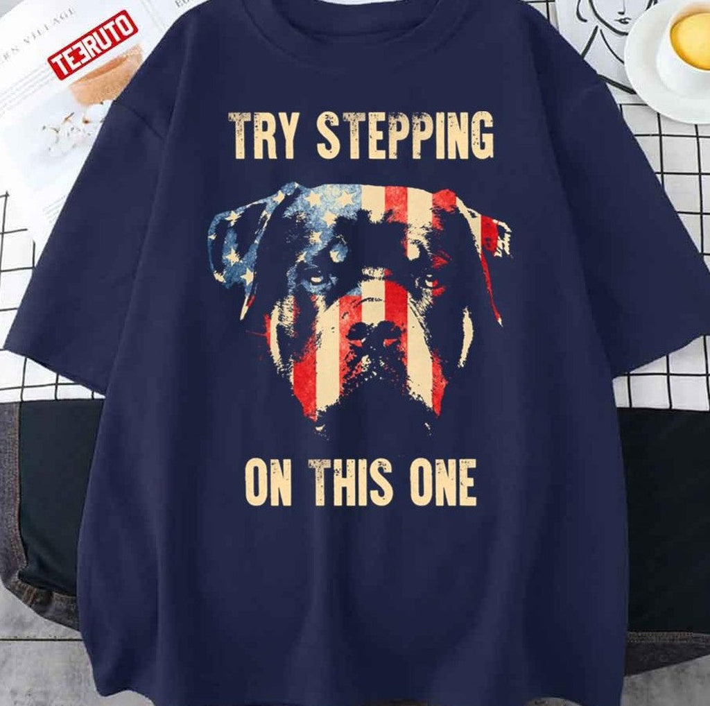 Patriotic Rottweiler Unisex T-Shirt