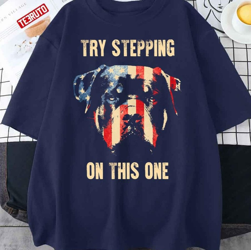 Patriotic Rottweiler Unisex T-Shirt