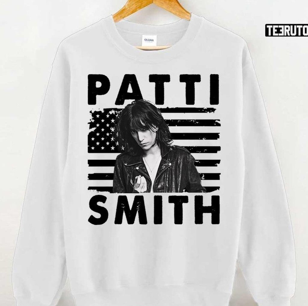 Retro American Flag Patti Smith Music Unisex T-Shirt
