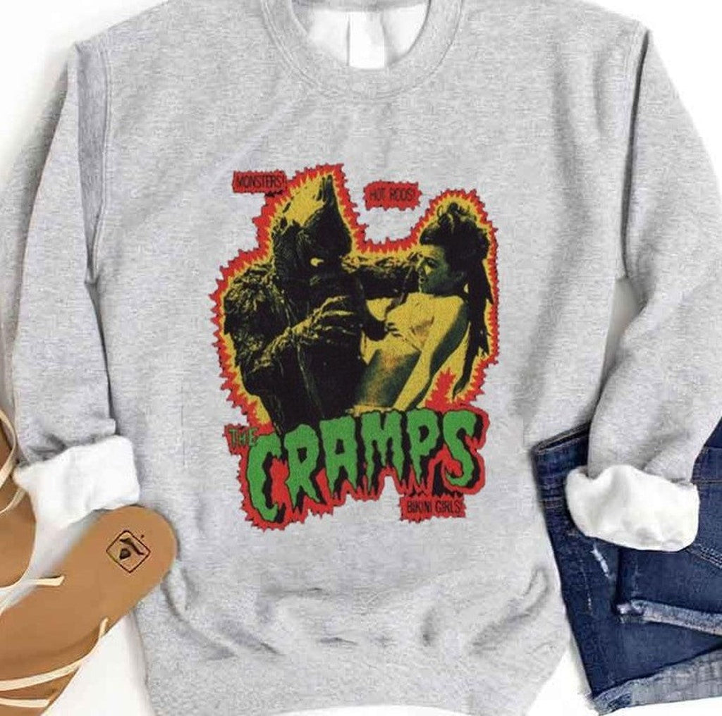 Monsters And Bikini Girls The Cramps Unisex Sweatshirt