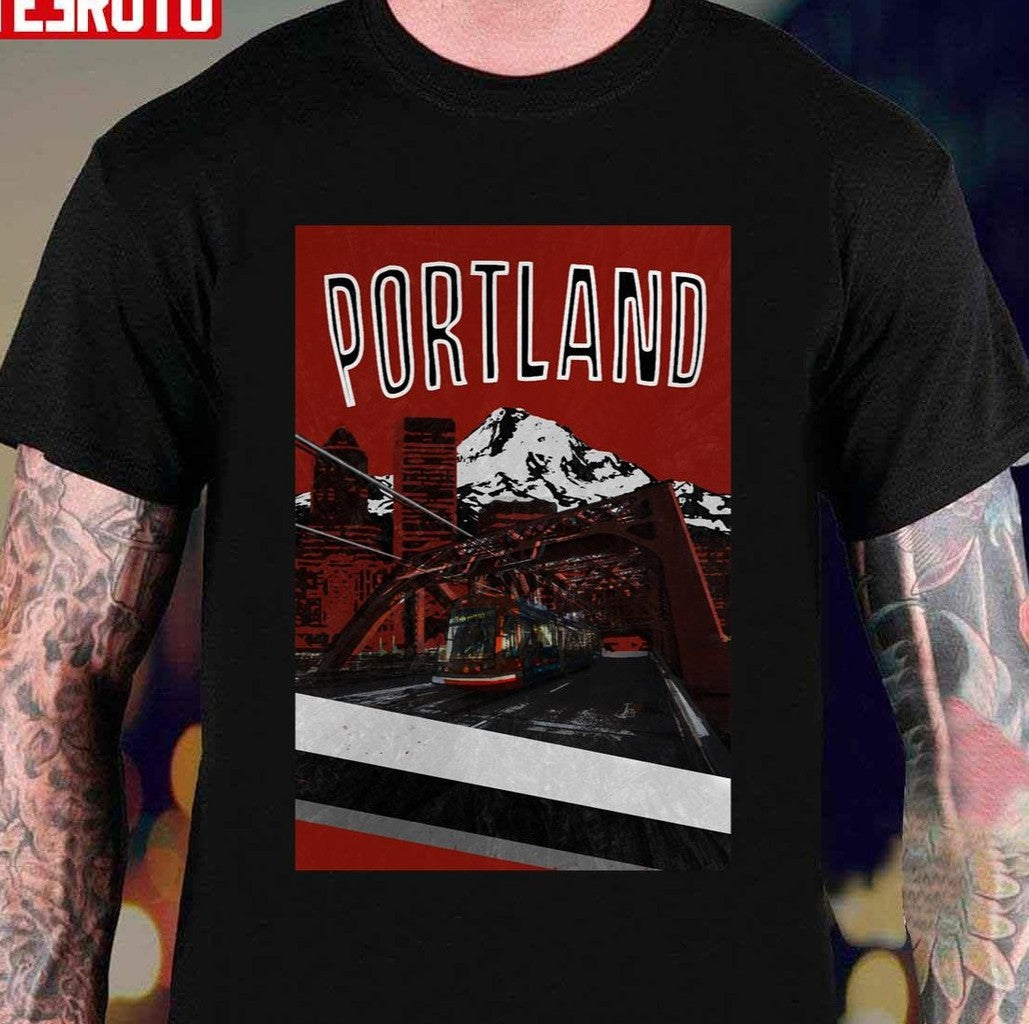Portland Poster Unisex Sweatshirt