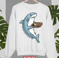 Sharkuterie Funny Shark Eating Unisex Sweatshirt
