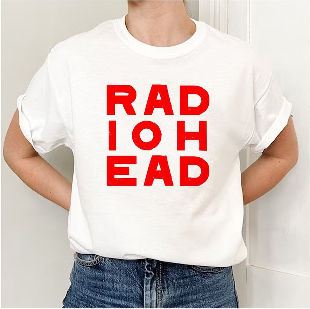 Radiohead Red Logo Typo Design Unisex T-Shirt