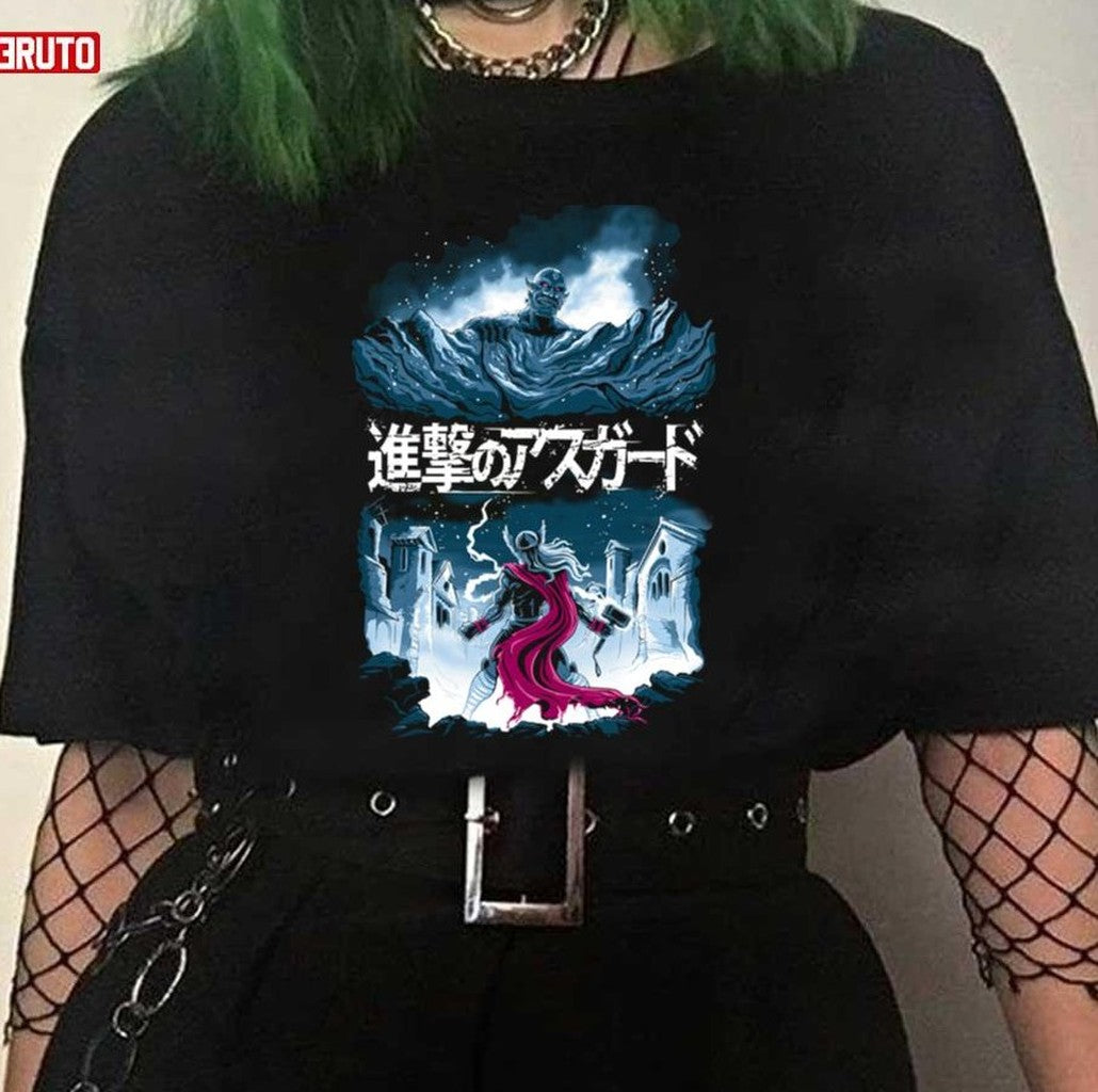Attack On Asgard Artwork Unisex T-Shirt