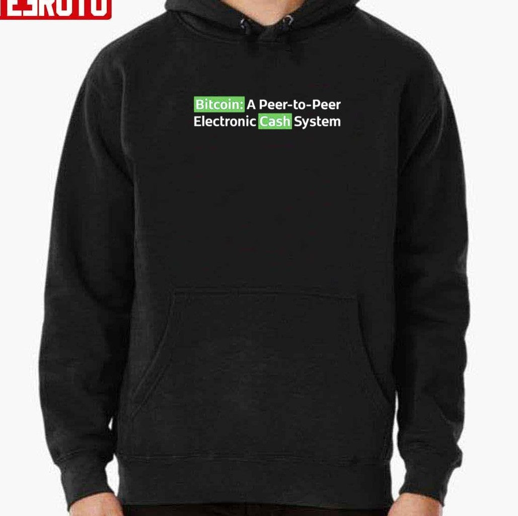 Bitcoin A Peer To Peer Electronic Cash System Unisex T-Shirt