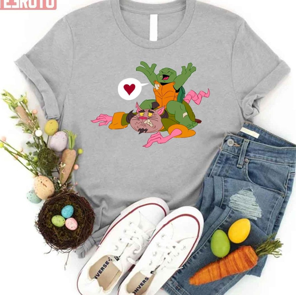 Piggyback Ride Funny Artwork Unisex T-Shirt