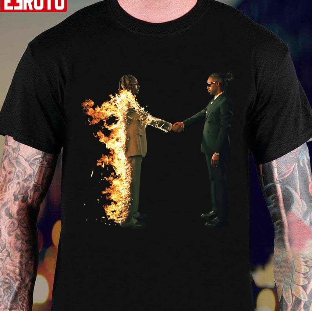 Best Metro Boomin Heroes And Villains Transparent Cutout Unisex T-Shirt