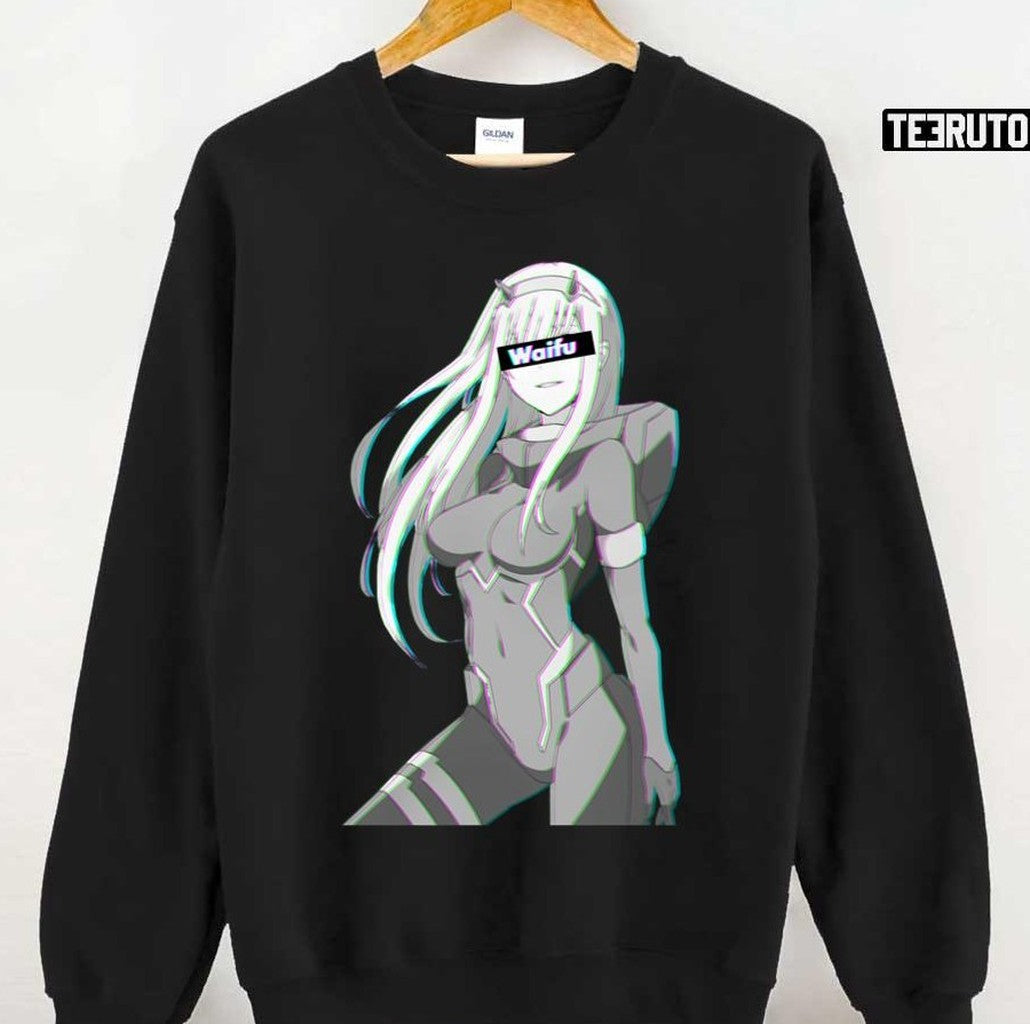 Anime Art Zero Two Waifu Unisex T-Shirt