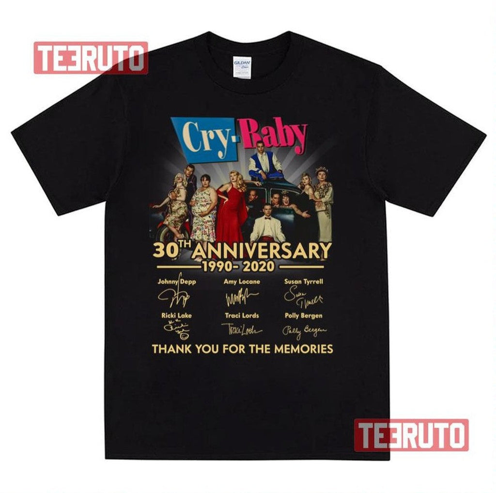 Anniversary Thank You For The Memories Cry Baby Unisex Sweatshirt