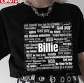 Billie Eilish Song Titles Perfect Gift Unisex T-shirt