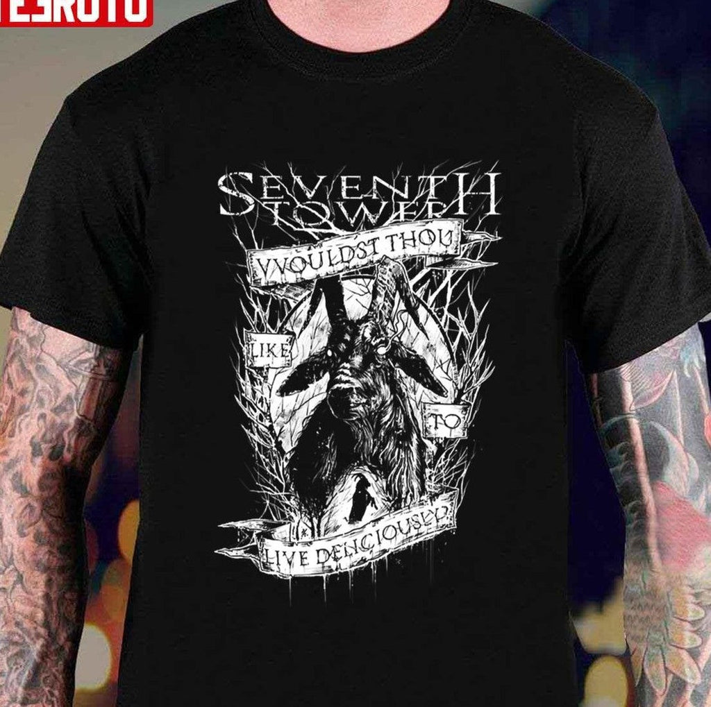 Seventh Tower Wouldst Thou Like To Live Deliciously Graphic Unisex T-Shirt