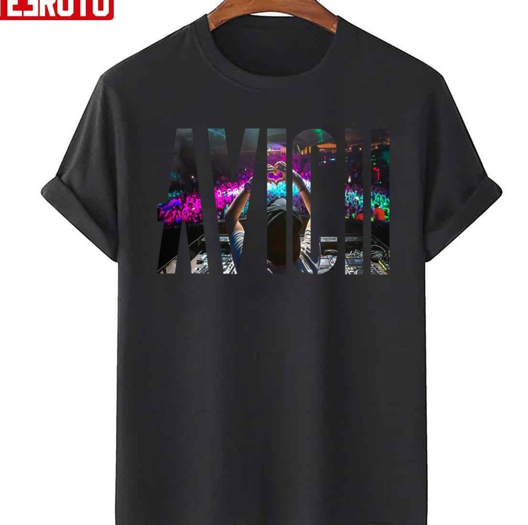 Avicii Logo Concert Unisex T-shirt