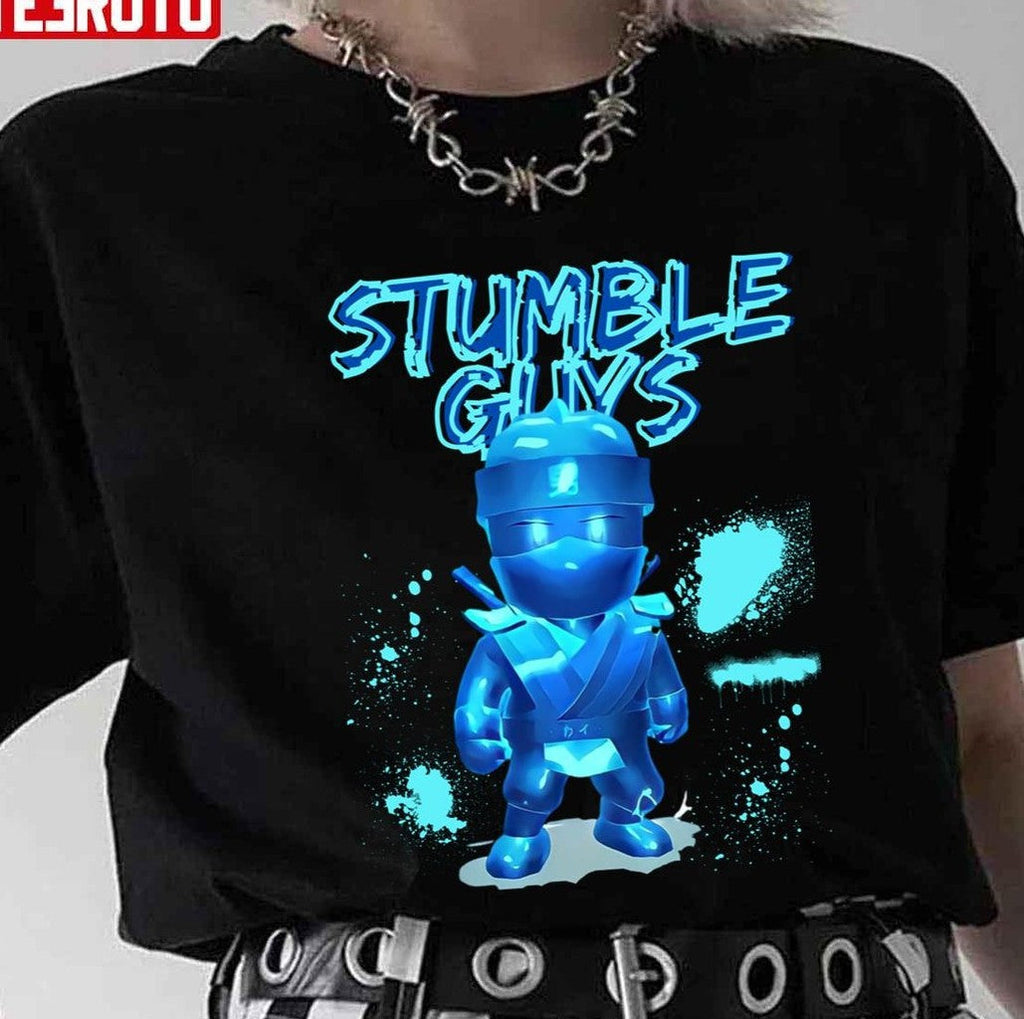Stumble Guys Neon Design Unisex T-Shirt