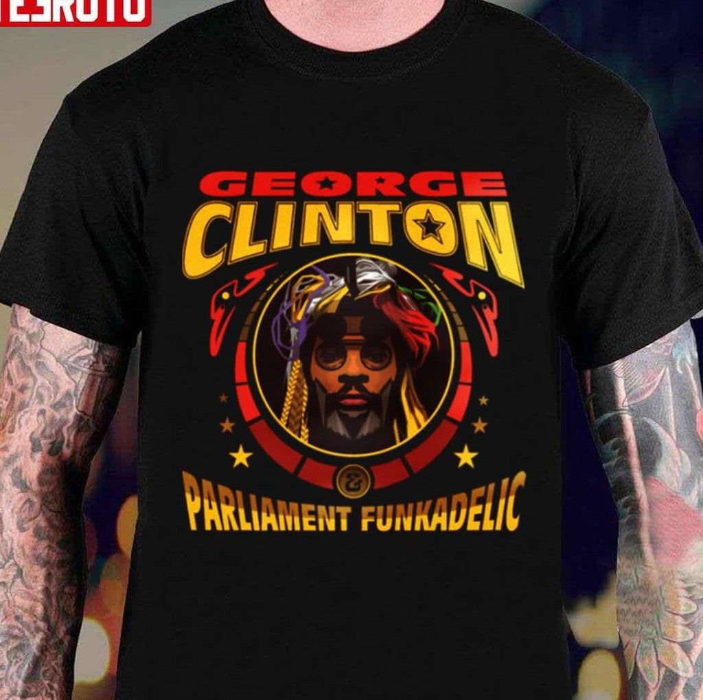 Retro Parliament Funkadelic Clinton Funkadelic Music Graphic Unisex T-Shirt