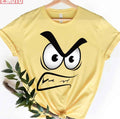 Angry Eyes Cartoon Unisex T-Shirt