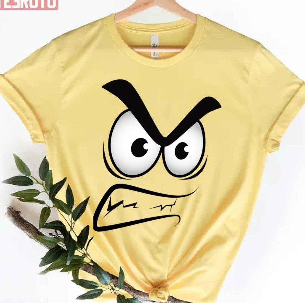 Angry Eyes Cartoon Unisex T-Shirt
