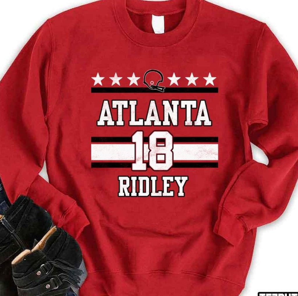 Atlanta Football 18 Calvin Ridley Unisex Sweatshirt