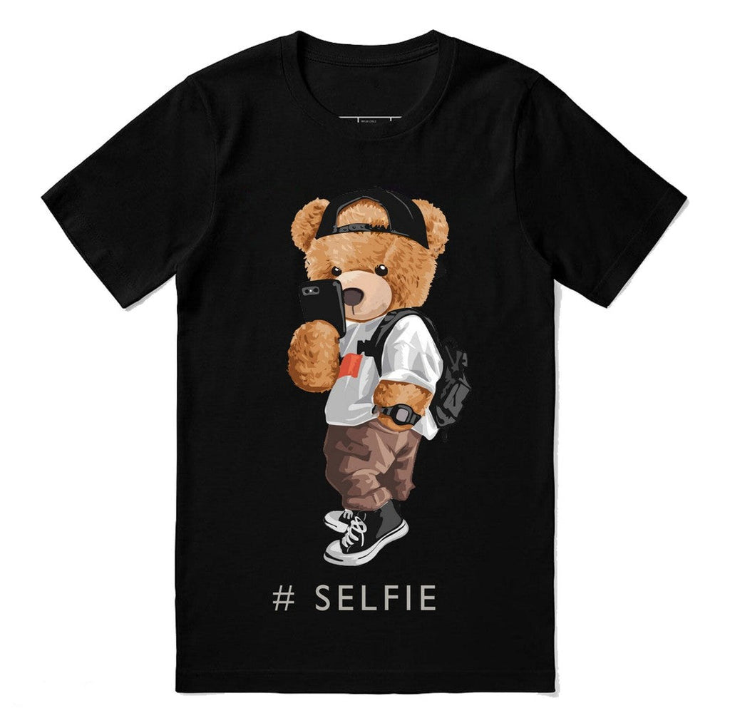 Rich Teddy Bear Design Tee Funny Animal Shirt