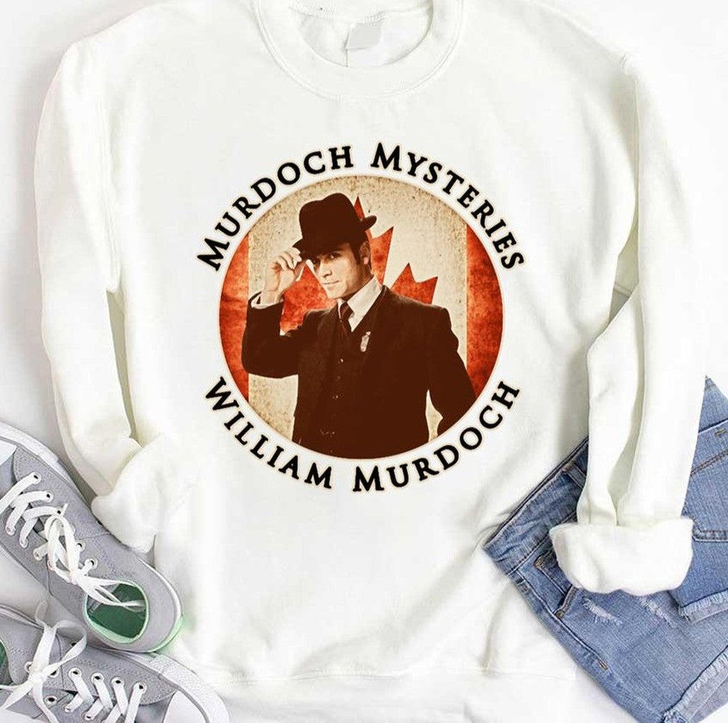 Murdoch Mysteries William Murdoch With Vintage Effect Unisex T-Shirt