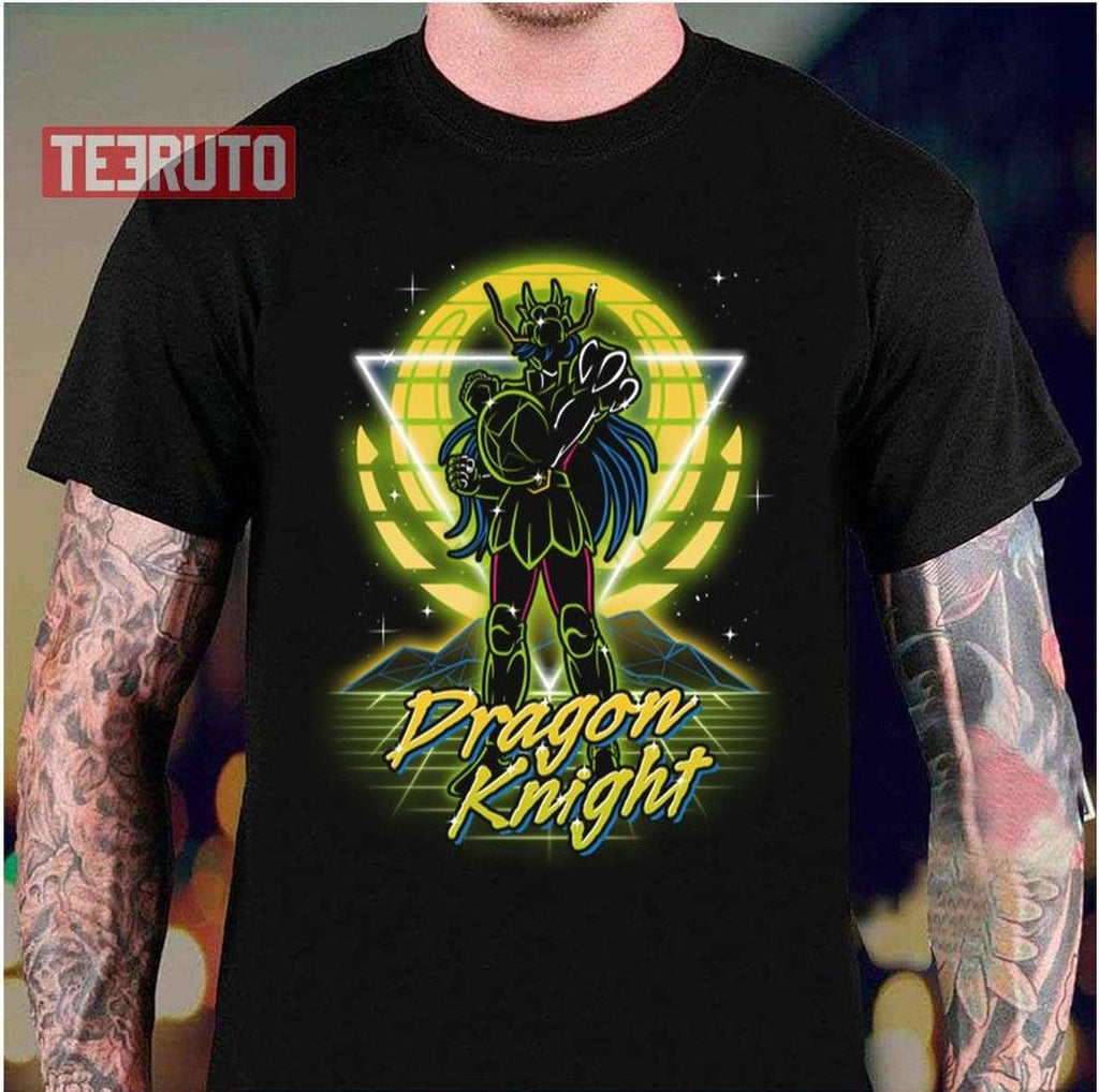 Retro Dragon Knight Saint Seiya Knights Of The Zodiac Unisex T-Shirt