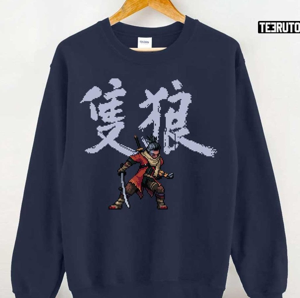 Pixel Art Sekiro Shadows Die Twice Unisex Sweatshirt