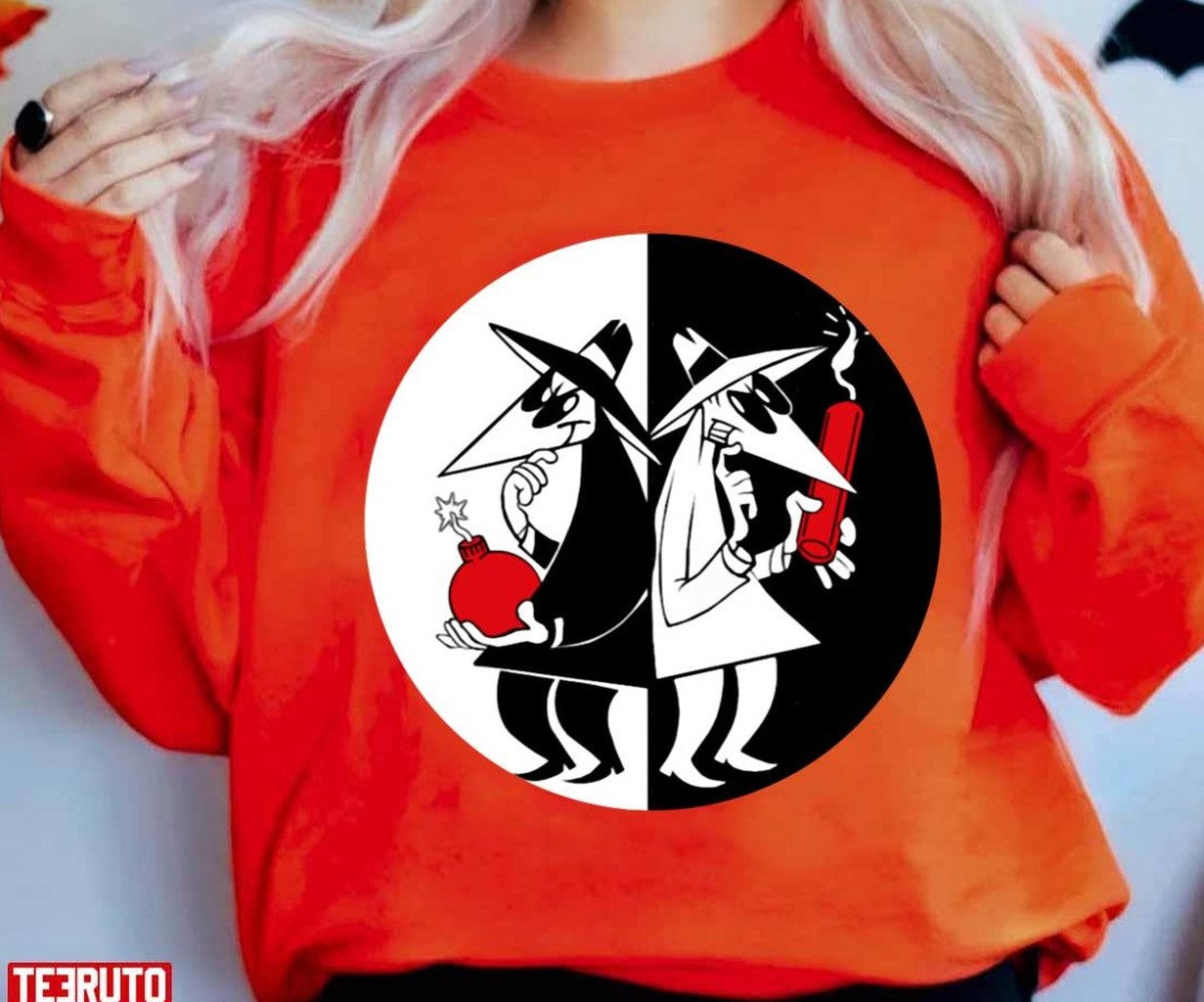 Round Art Spy Vs Spy Unisex T-Shirt