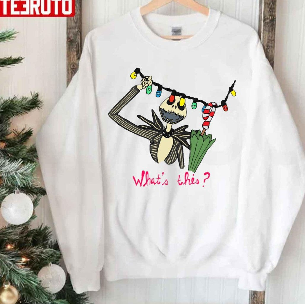 Nightmare Before Christmas Galaxy Xmas Fan Unisex Sweatshirt