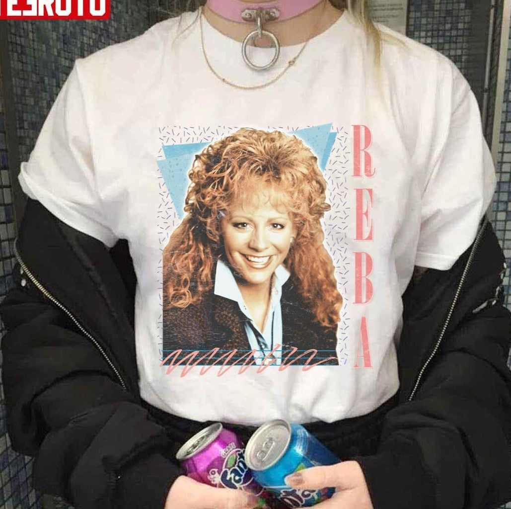 Reba Mcentire Vintage Faded 80s Style Fan Unisex Sweatshirt