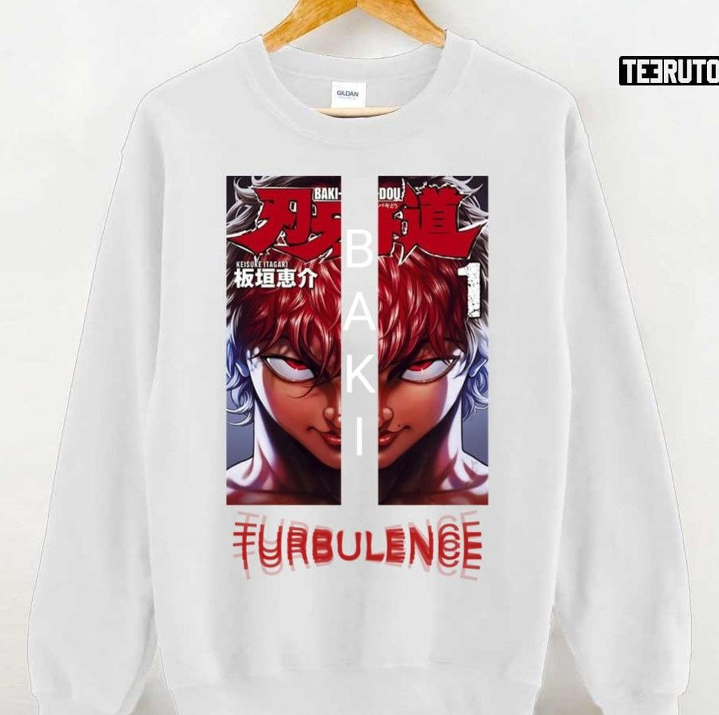 Baki Two Side Baki The Grappler Unisex Sweatshirt