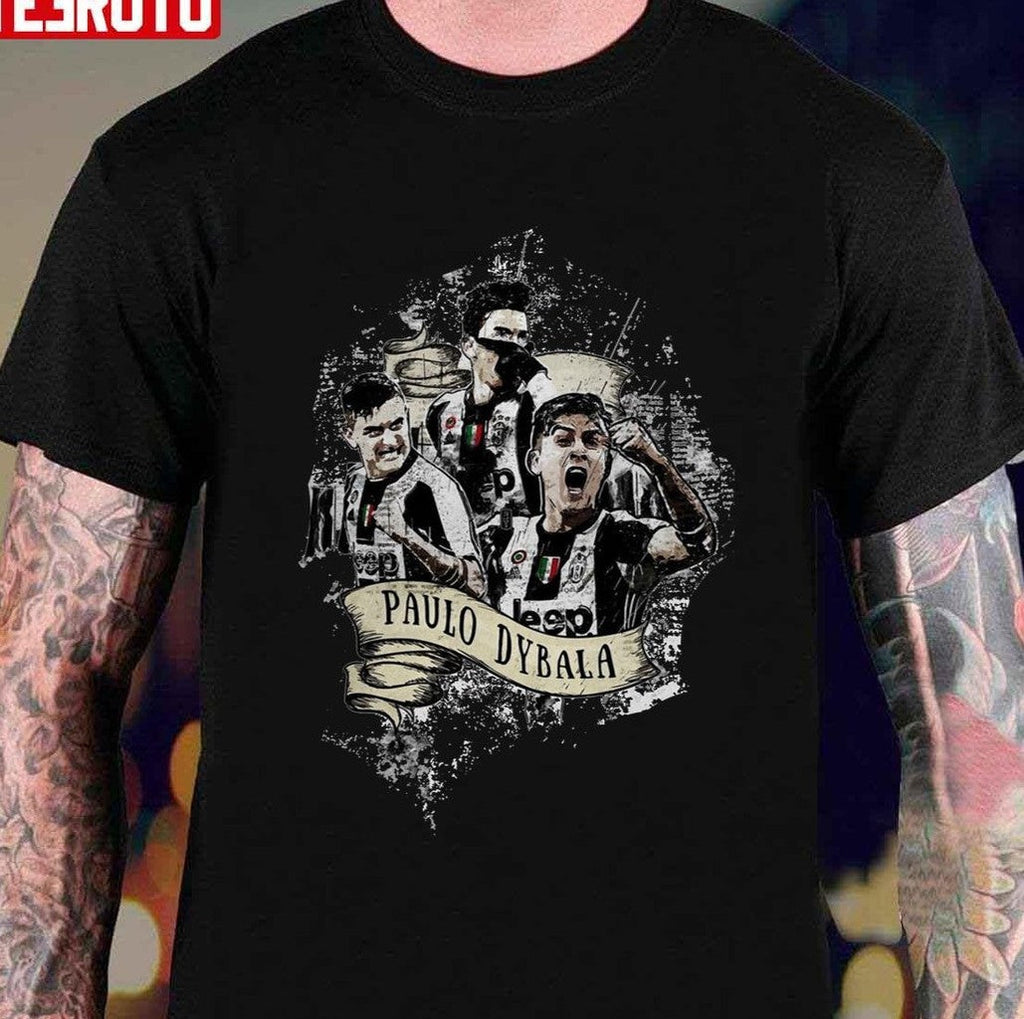 Art Painting Paulo Dybala Football Fanart Unisex T-Shirt
