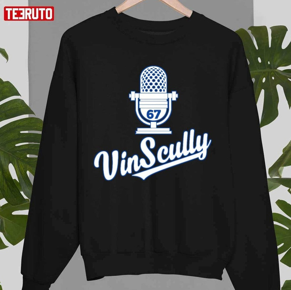 67 Vin Scully Los Angeles MLB Baseball Design Unisex T-Shirt