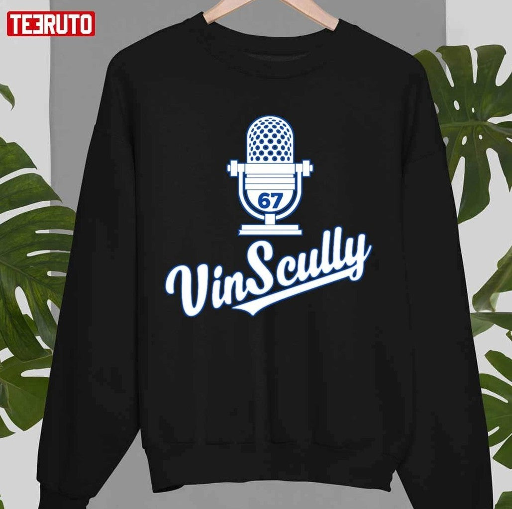 67 Vin Scully Los Angeles MLB Baseball Design Unisex T-Shirt