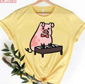 Most Used Cute Piggy Pusheen Unisex T-Shirt