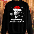 Snowflake Santa Bruce Willis Yippee Ki Yay Motherfucker Christmas Unisex Sweatshirt