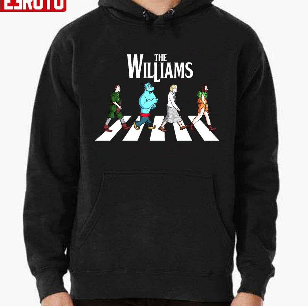 Robin Williams Genie Funny Walking The Williams Abbey Road Unisex T-shirt