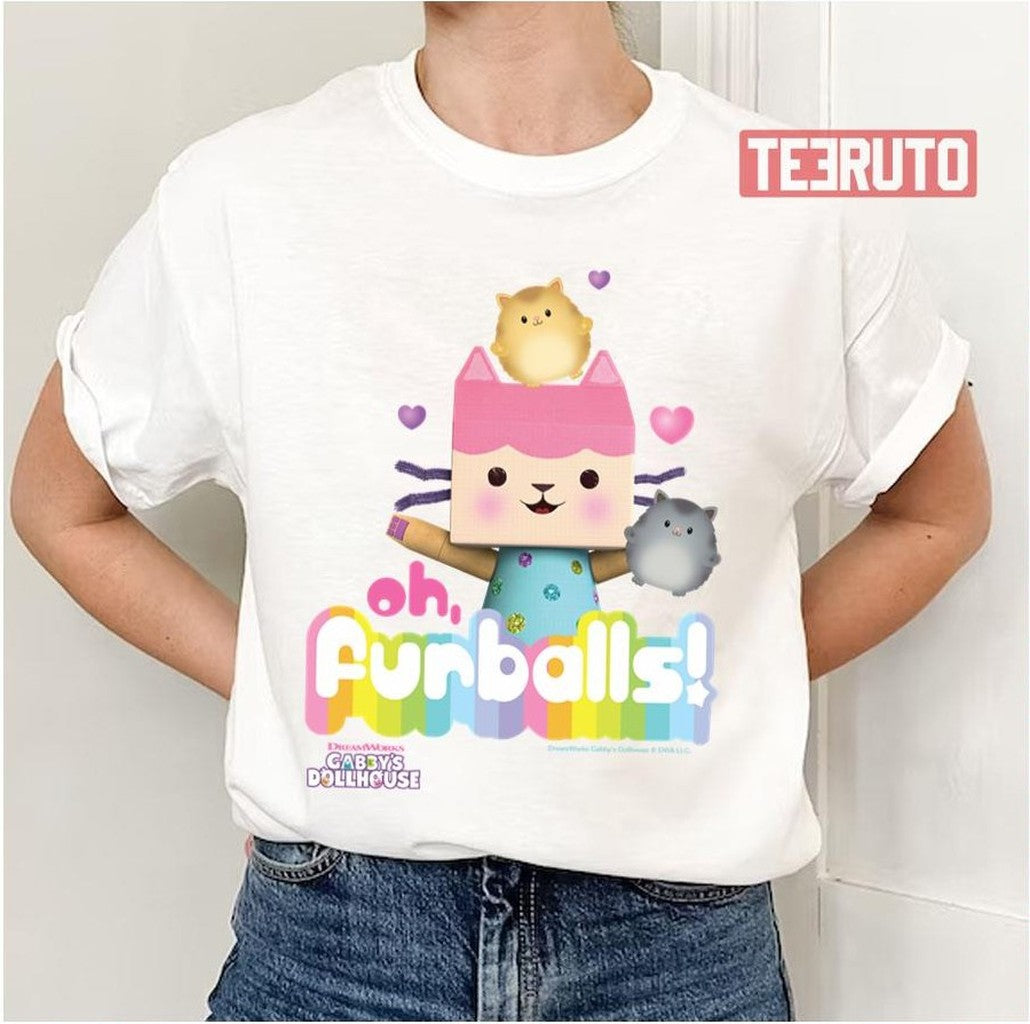 Baby Box Cat Oh Furballs Gabby's Dollhouse Unisex T-Shirt