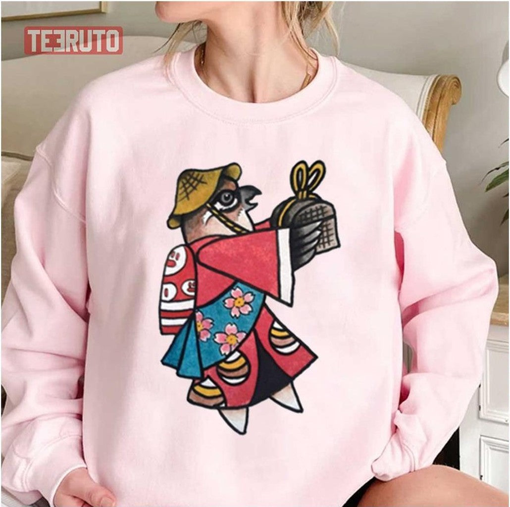 Shitakiri Suzume Anime Bird Unisex Sweatshirt