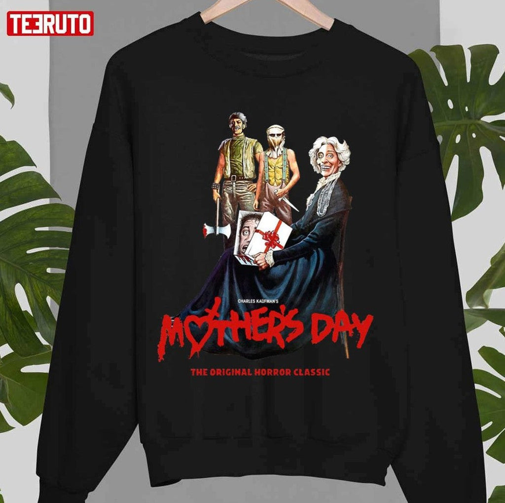 Mother's Day The Original Horror Classic Vhs Cover Art 1980 Unisex Sweatshirt