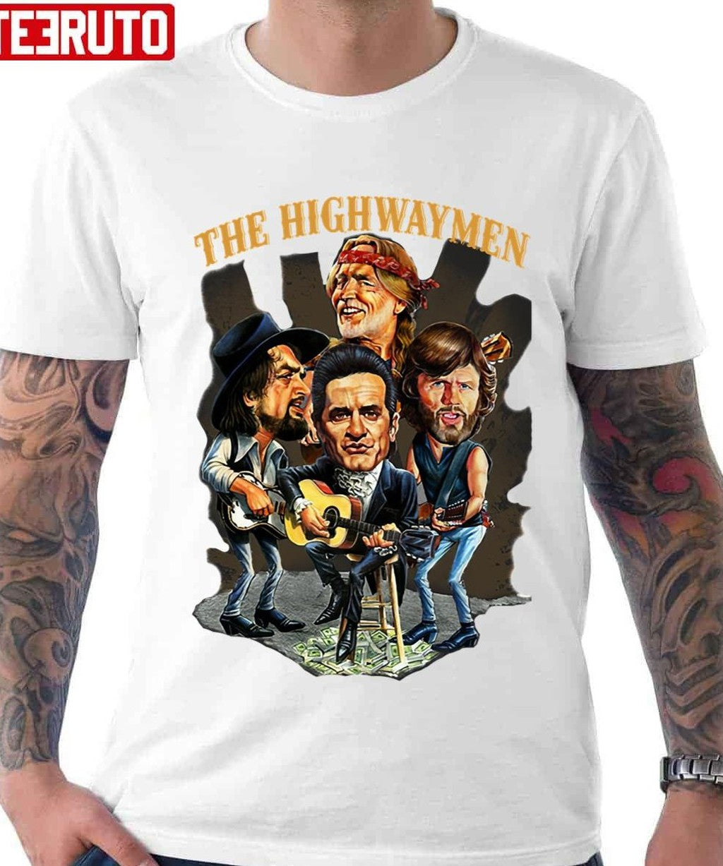 The Highwaymen Country Supergroup Unisex T-Shirt