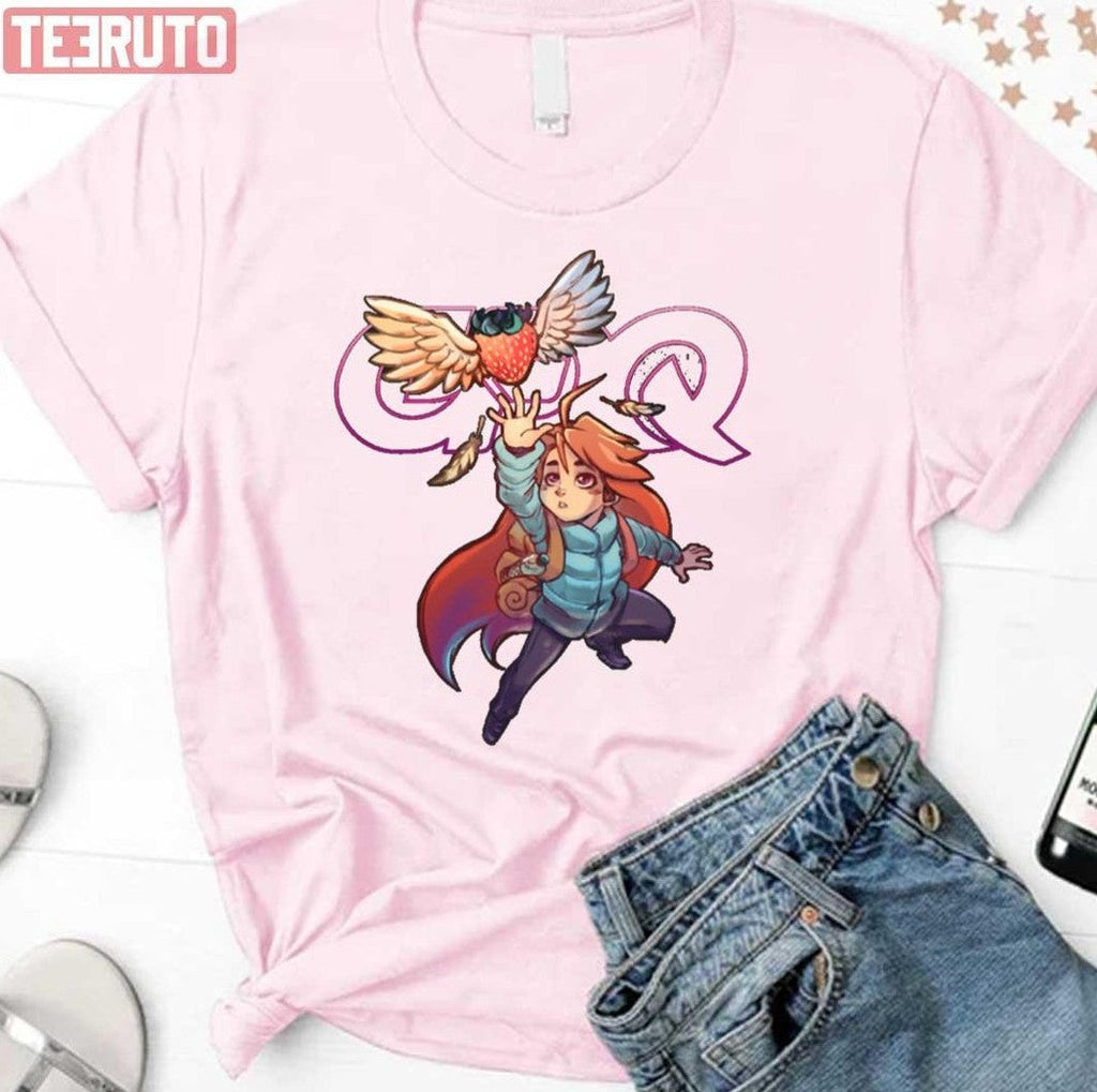Sticker Madeline Character Celeste Unisex T-Shirt