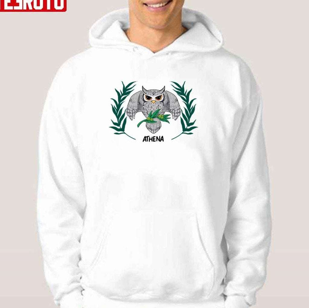 Athena Cabin Symbol Owl Unisex Hoodie