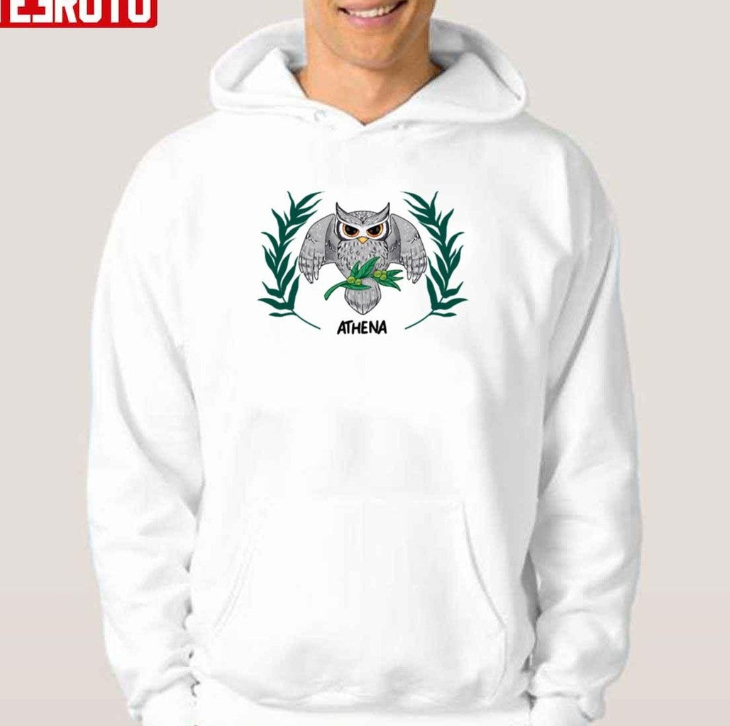 Athena Cabin Symbol Owl Unisex Hoodie