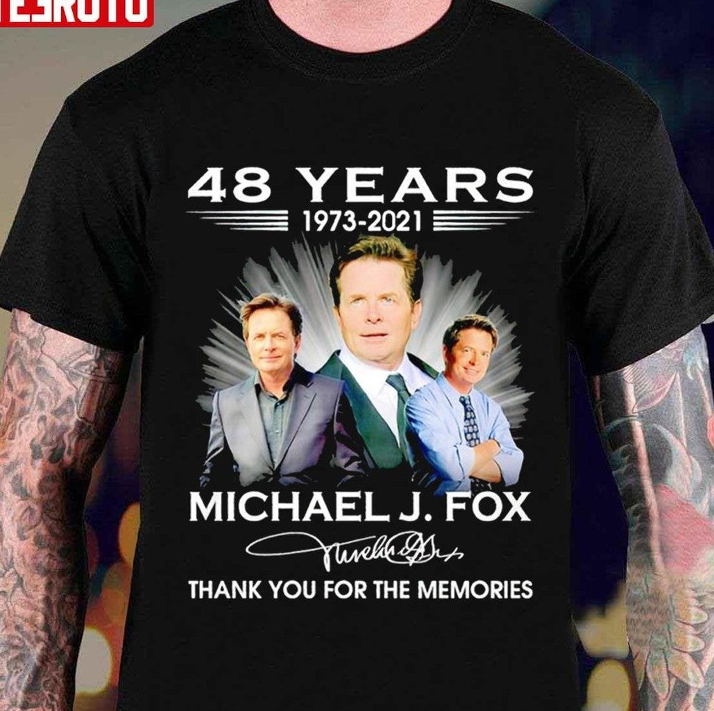 48 Years Of Michael J Fox Thank You Unisex T-shirt