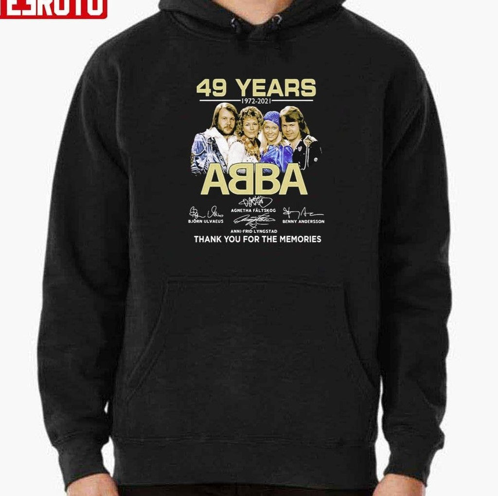 49 Years ABBA Signatures Thanks You For The Memories Unisex T-Shirt