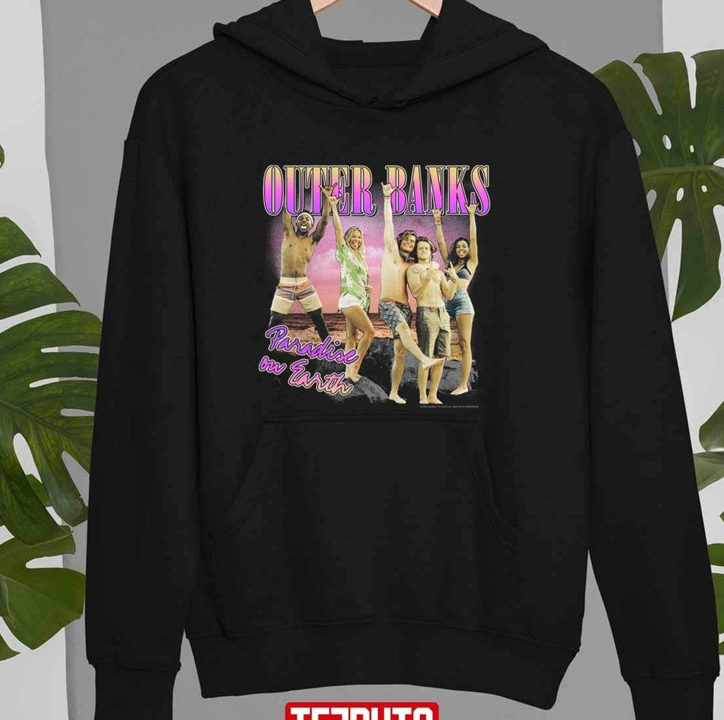 Paradise On Earth Outer Banks Group Shot Vintage Unisex T-Shirt